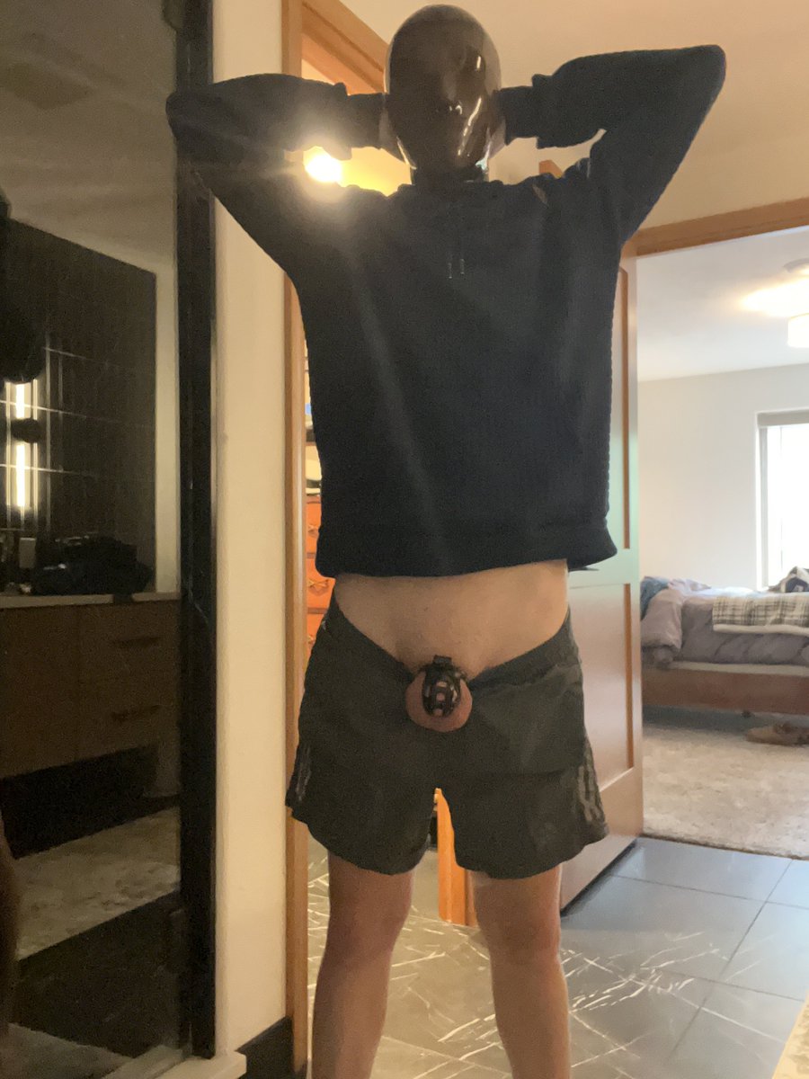 Cage check #chastity #gimp #rubbergimp #gimpnothing