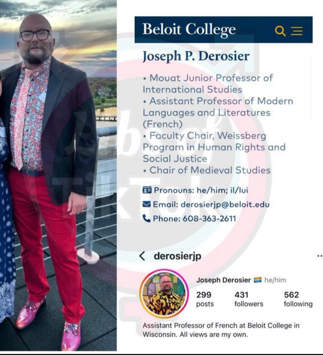 devy_b's tweet photo. @Beloit_College You good with pure evil at your school? Fire him!! https://t.co/Y6JrtzQd1V