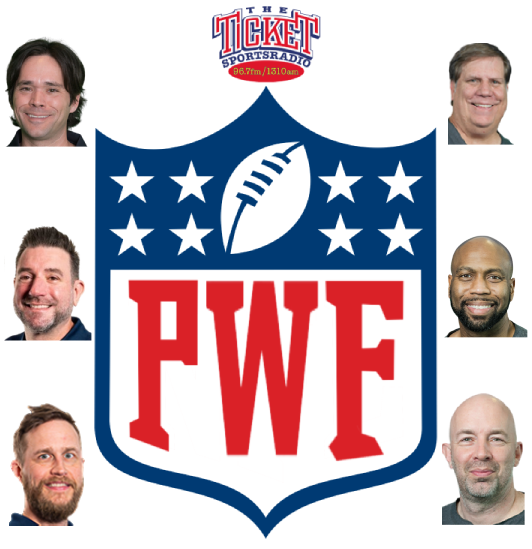 Invasion9til1's tweet photo. The friends are gathering as it's time to pick games for Week 8 of @PicksWFriends on @dfwticket. Tune in now and every Thursday to find out who is in danger of that last place finish.
📻 96.7 FM/1310 AM

#TheInvasion #TheTicket #PicksWithFriends #DFWRadio https://t.co/HrqyP51w7O