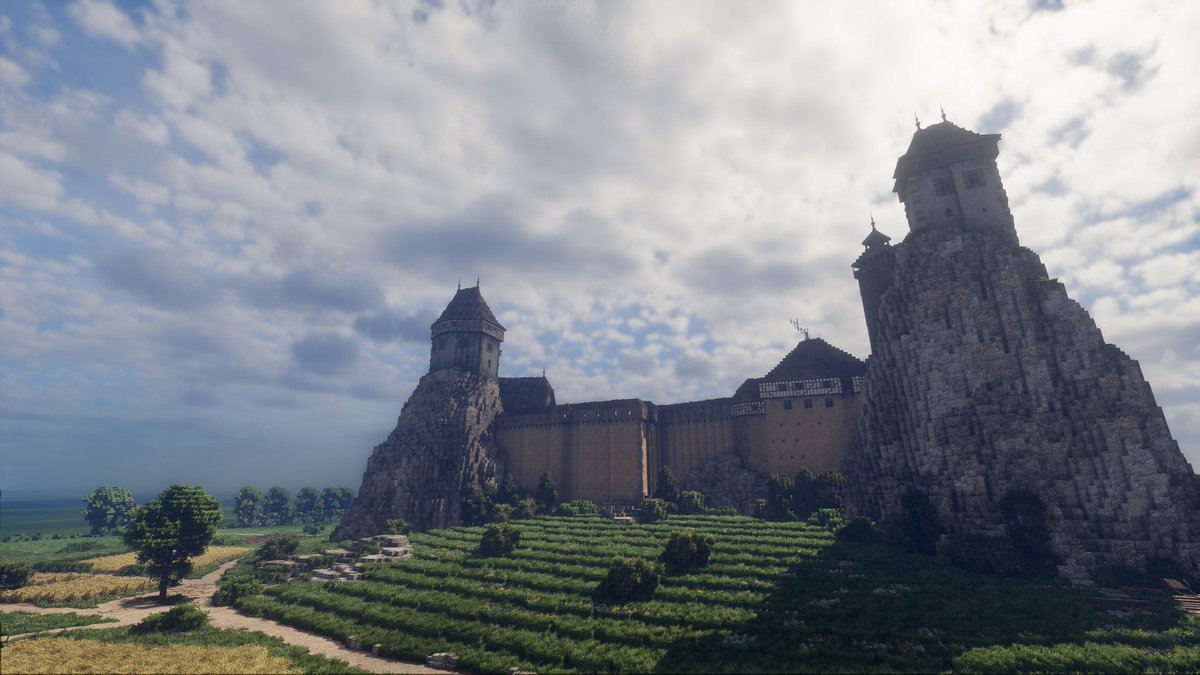 After weeks of work, I’m excited to reveal my latest project Trosky Castle in Minecraft! Inspired by Kingdom Come: Deliverance II, this legendary twin-tower fortress now stands proudly in my CoTW (KCD2 Edition) series. #kingdomcomedeliverance #KCD2 #troskycastle #weareconquest