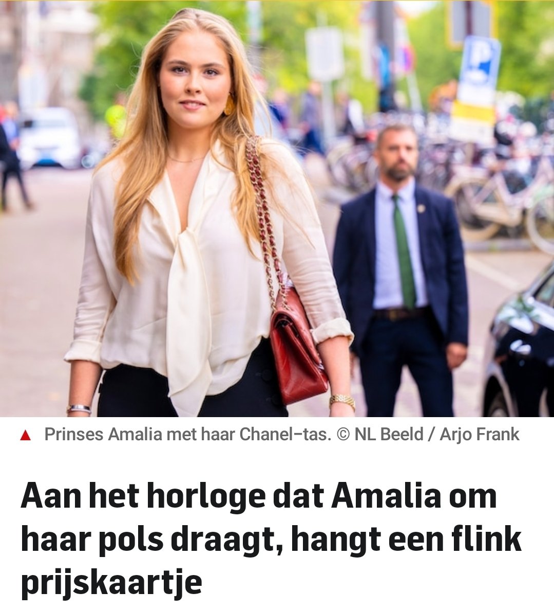 Onze geliefde prinses is zo gewoon gebleven, een heel normaal meisje dat nog studeert. Met een horloge van €23.600 en een Chanel tas. Wat zijn de Oranje's toch gewoon gebleven. #amalia #horloge. Echt zo gewoon en geliefd vooral ook. Jammer dat ze dieren dood maakt. #ozempic