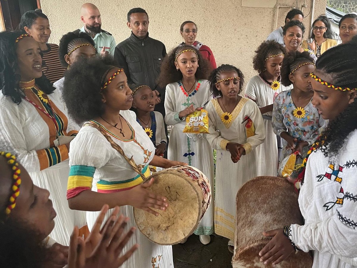 Ethiopia is celebrating its New Year's Day. They just entered 2018 in their calendar.