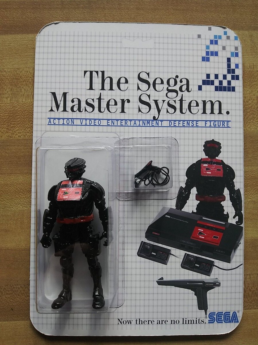 Lord_Arse's tweet photo. The question is who WOULDN'T want a Sega Master System action figure? https://t.co/W2giobFpzJ