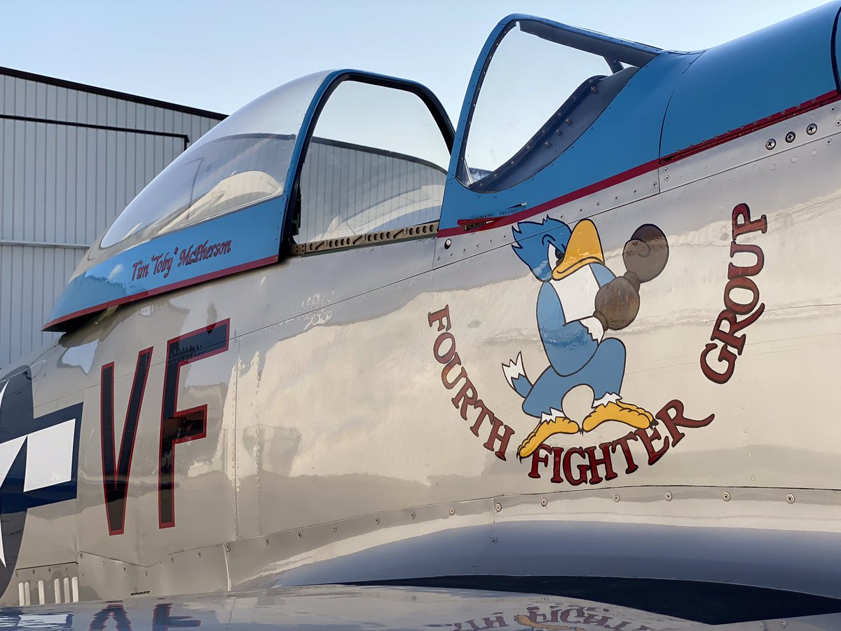 The US visit also included flying with Toby McPherson in his Mustang P-51D. A wonderful machine in condition like new or better. Also took som pic’s of the plant. It won’t get more American than this!
Crister