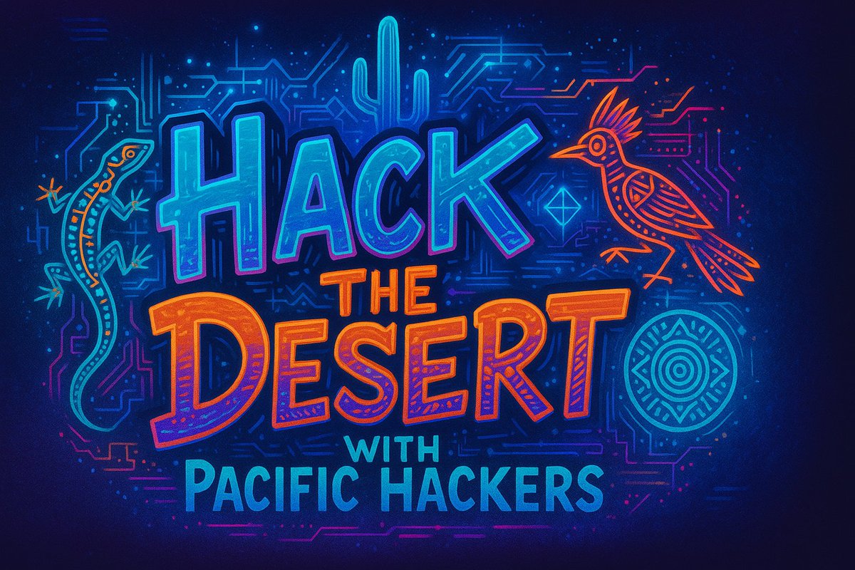 The desert heat is cooling down, but the Phoenix hacker scene is firing up! 

Don't forget—HackTheDesert is set for October 21st

More info at: hackthedesert.org

#PacificHackers #PHACK #HackTheDesert #SecurityMeetup #HackingConference