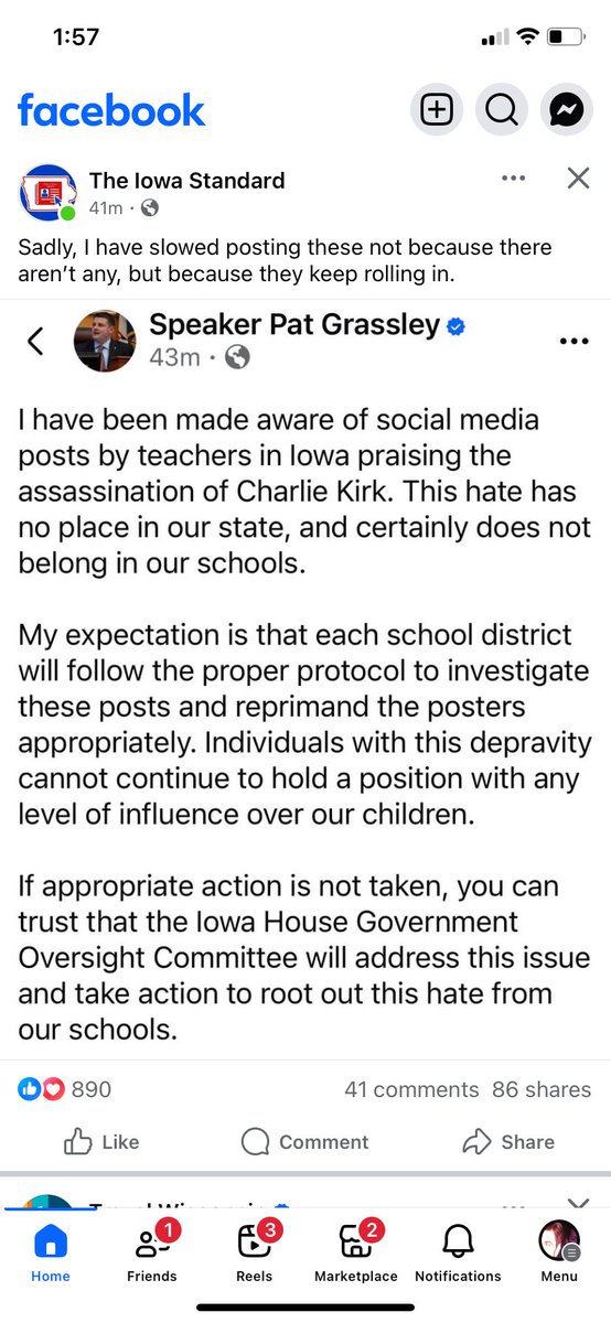This is exactly right. Purge every one of these teachers from our schools. Political sadists should not be teaching our children.