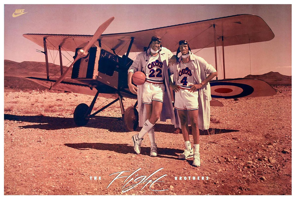 The Flight Brothers
Un surnom poussé par Nike pour le duo des Cavaliers Larry Nance-Ron Harper. 
Il n’est pas devenu populaire mais il était super judicieux !
#NBAAllStarNames