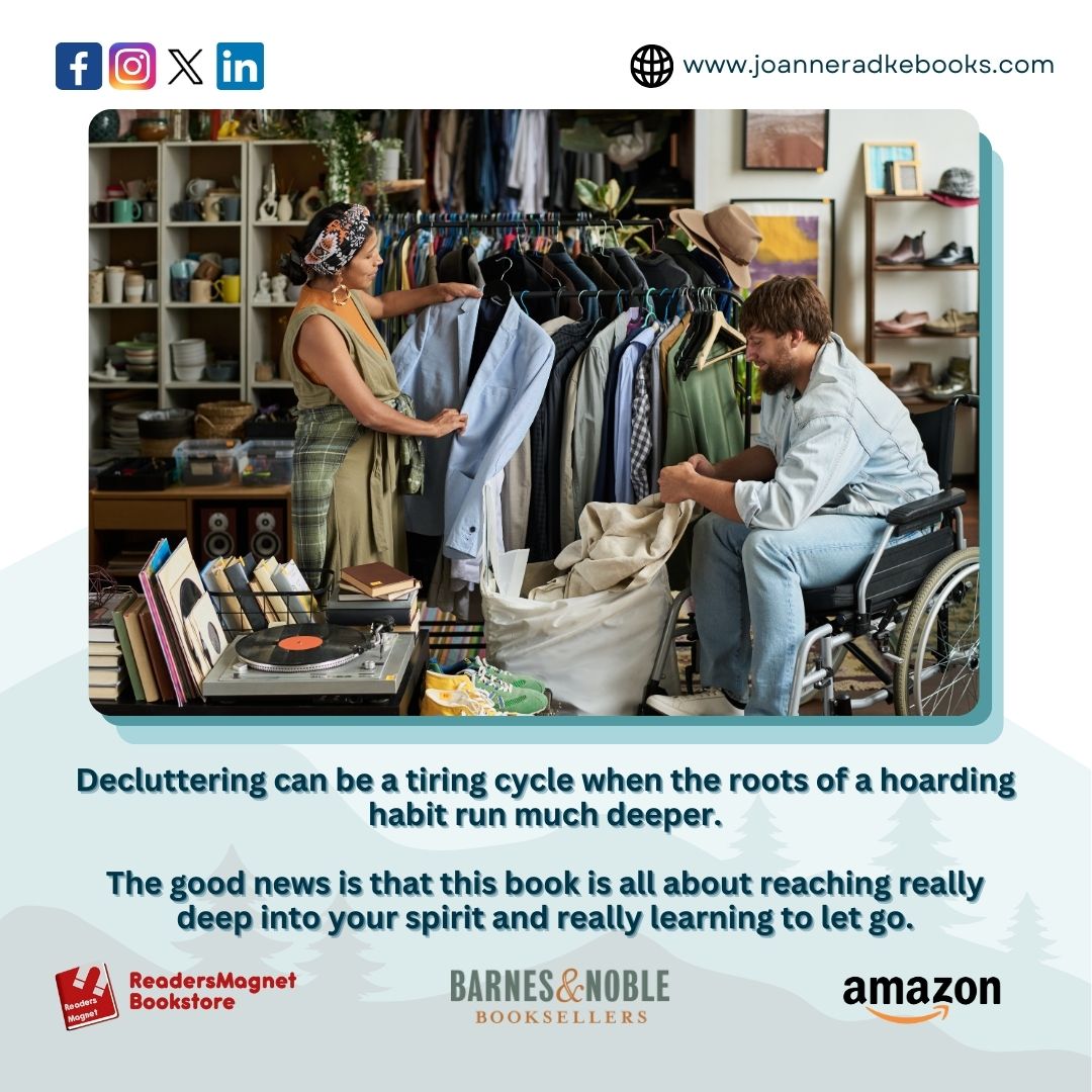 radke_joanne's tweet image. Sometimes, the reason why we have difficulty parting with so many possessions can lie at a much deeper place in our hearts.

Check out &quot;Why is My House Always a MESS?&quot; and start discovering what that is.

Copies are available on Amazon.

#DeclutterNow #OrganizeYourLife