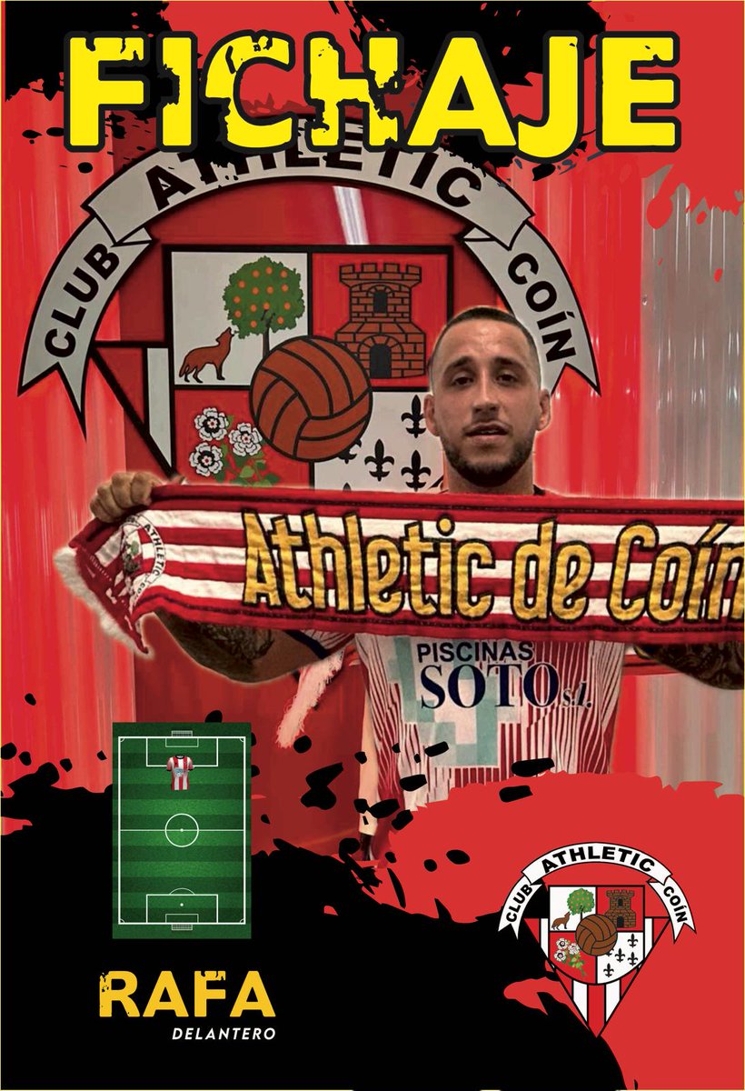 🔴⚪🔴 FICHAJE 🔴⚪🔴

Rafa se incorpora al Athletic para la próxima temporada.

Potente delantero que con sus goles, entrega y corazón, nos dará un plus en la línea ofensiva.

Bienvenido y mucha suerte.