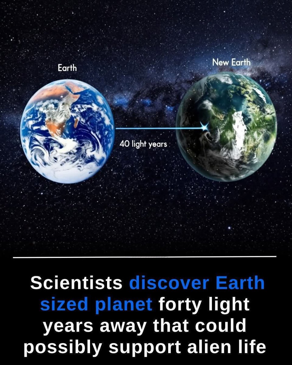 ShiningScience's tweet image. 🌍 A new Earth-like planet just 40 light-years away!
It’s Earth-sized, rocky, and in the habitable zone — where water (and maybe life) could exist.
✨ The universe just got a little closer.

#Exoplanet #SpaceExploration #SpaceDiscovery