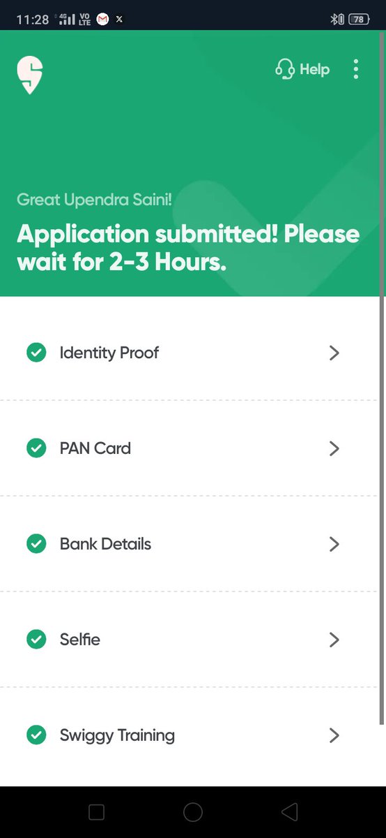 Upendra99794349's tweet photo. @SwiggyCares 
Sir g complete kyo nhi ho hai main 
1year se yhi par ruki hai plz koi to help kro https://t.co/sJ2roygAiN