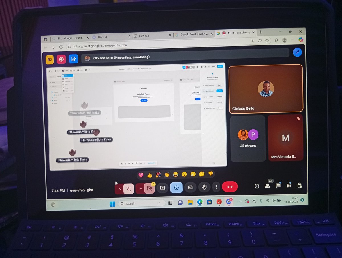 Our UI/UX students are in a 2-day Framer workshop with an industry expert! 
Framer makes design faster, smarter &amp; more interactive, a modern required skills. 
Ready to step up your design game? Join our October bootcamp!
👉 Register with Ref Code VIC: devdesignhq.com/ui-ux.html