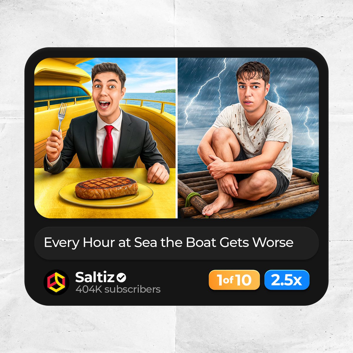 Recent Client Thumbnail Design 🪄

I’d like to hear what you think ✍️