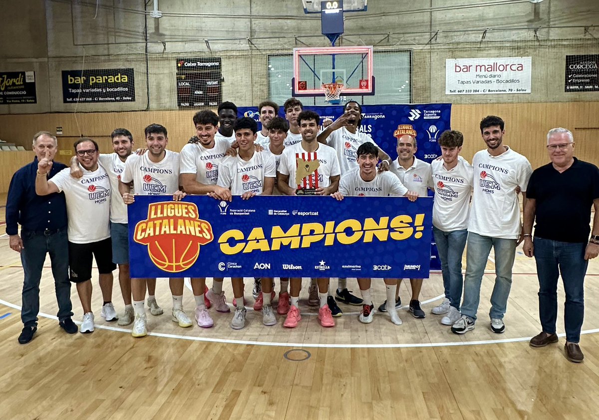 🏆 CAAAAAAAAMPIONS DE LA LLIGA CATALANA!

🥇 La 1a Lliga Catalana a la història del club! Comencem la temporada fent història!

🟡 El Mataró @homsrentals es proclama CAMPIÓ de la #LligaCAT 2aFEB després d’una increïble victòria a Salou!
✅ <a href="/CbSalou/">CB Salou</a> 76 - 96 Mataró @homsrentals

🫶🏻