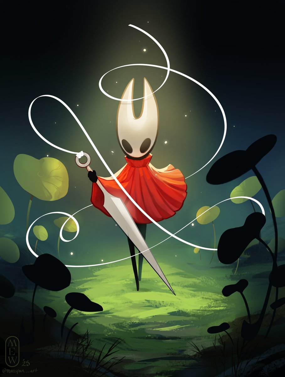 Marzipan_art's tweet photo. It's rare that I feel the need to make some fan art. I love Silksong.
#hollowknight #silksong https://t.co/iQ4QuPtqjl