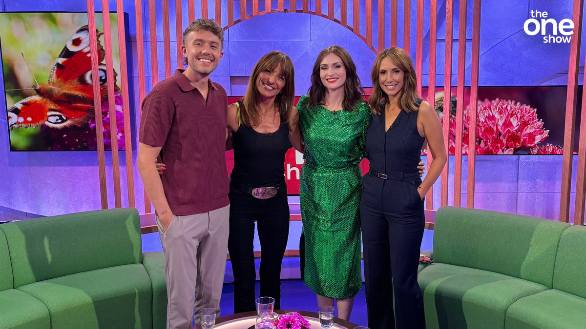 BBCTheOneShow's tweet photo. Thanks so much to tonight’s guests, Davina McCall and Sophie Ellis-Bextor! 💫

Catch-up here 👉 https://t.co/6Z8WUTXUAC https://t.co/nnGvaZjTIZ