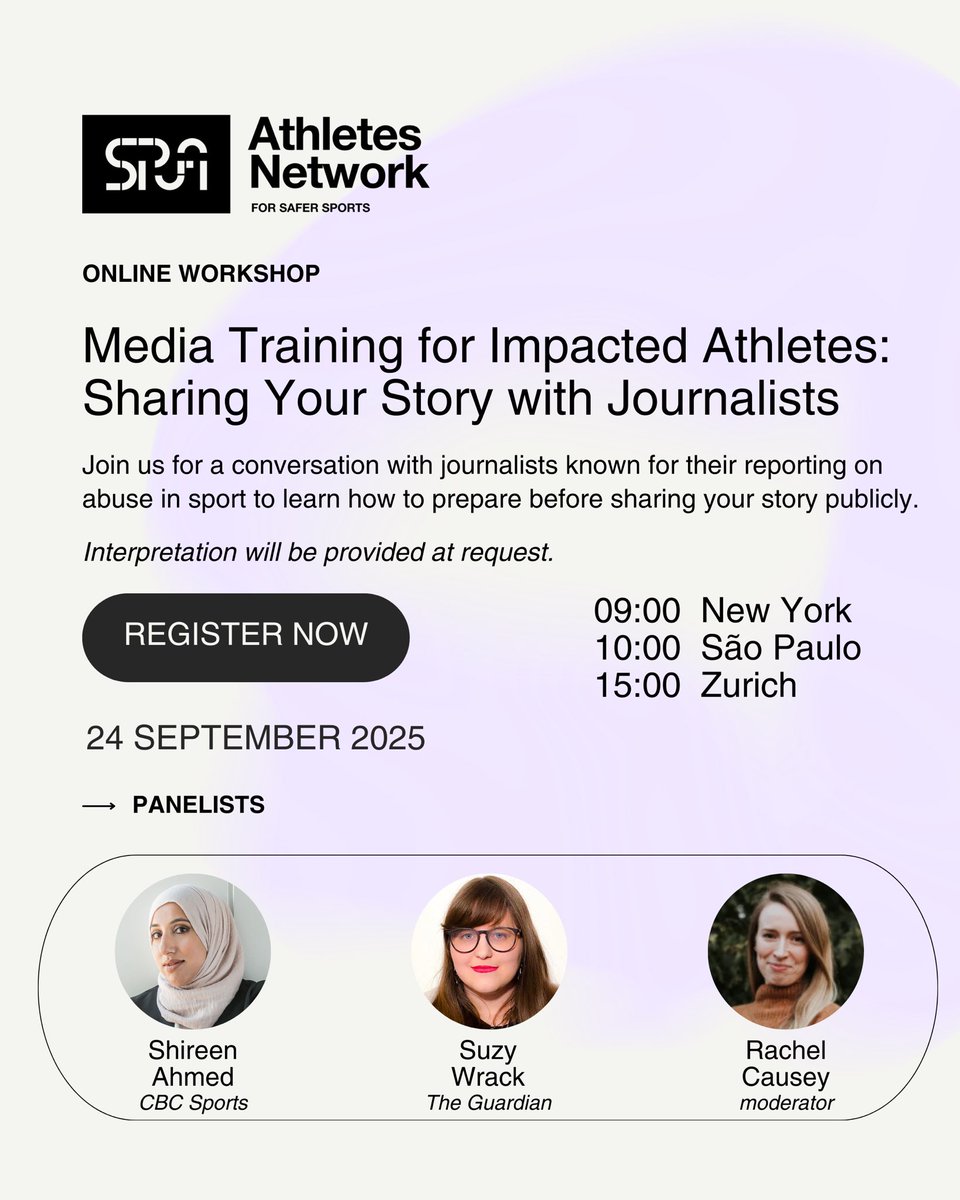 📢 Don’t miss this opportunity! Sign up for our upcoming workshop on media training through the link below 👇 

docs.google.com/forms/d/e/1FAI…