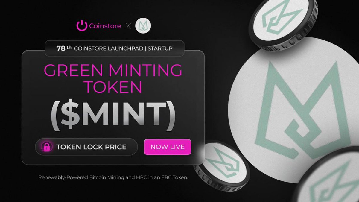 aderidx's tweet photo. The $MINT Launchpad is live soon on Coinstore! Subscription opens 2025/9/11 18:00 and closes 2025/9/13 18:00 (UTC+8). 🚀 Early access matters—check details and secure your allocation now! 🔗 #Coinstore #Launchpad #MINT https://t.co/4oKwbk6yhg