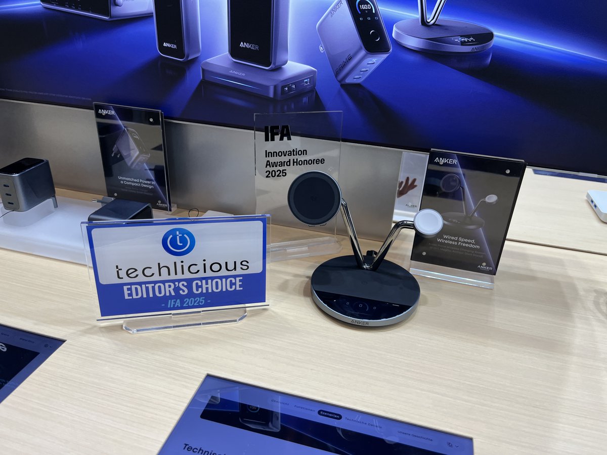 the1wpc's tweet image. IFA award sweep for WPC members! 🏆

Congrats to @Anker @Aukey @UGREEN for their award winnineg Qi2 Certified products.

This is what wireless charging excellence looks like.
#IFA2024 #Qi2 #WirelessCharging