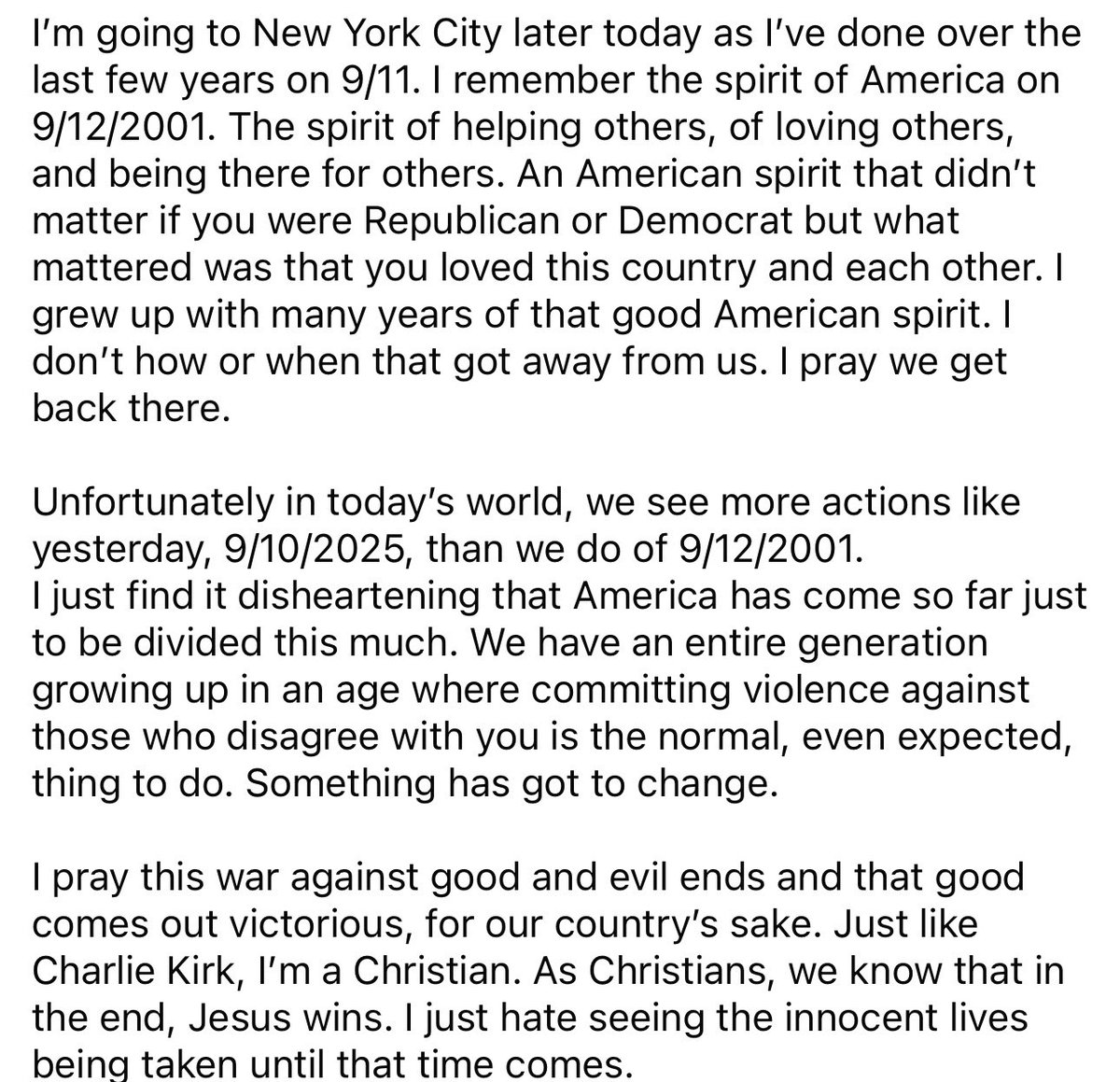 kwoolner's tweet image. I posted this to Facebook but I wanted to share on here my thoughts on what happened yesterday and about America in general: