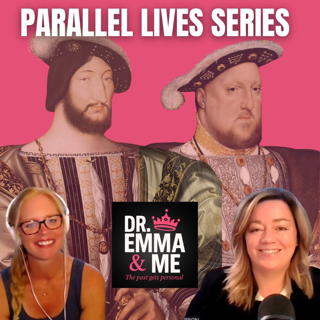 TudorsDynasty's tweet image. Our newest installment of our #ParallelLives series on #DrEmmaandMe is now available, and we look at two men who had quite the love/hate relationship but also a lot of parallels! Henry VIII and Francis I! 

Special thanks to @EmmaLCahill for always making me laugh and helping us…