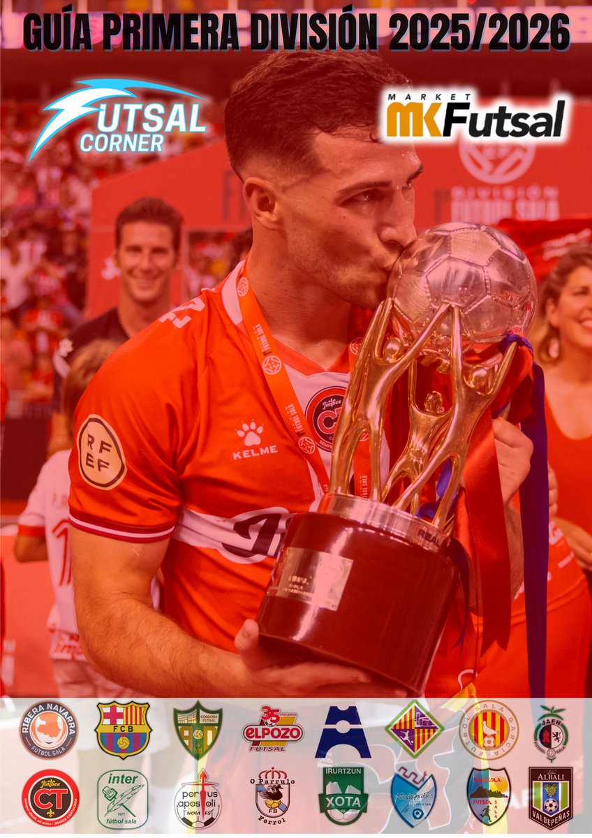 Aprovecha el parón de selecciones y ¡ponte al día!

Consigue por solo 2€ nuestra guía de la temporada, 92 páginas con la mejor información: plantillas al detalle, análisis, todas las competiciones, árbitros...

Entra en
futsalcorner.gumroad.com/l/guialiga2526
¡y disfruta de un documento único!