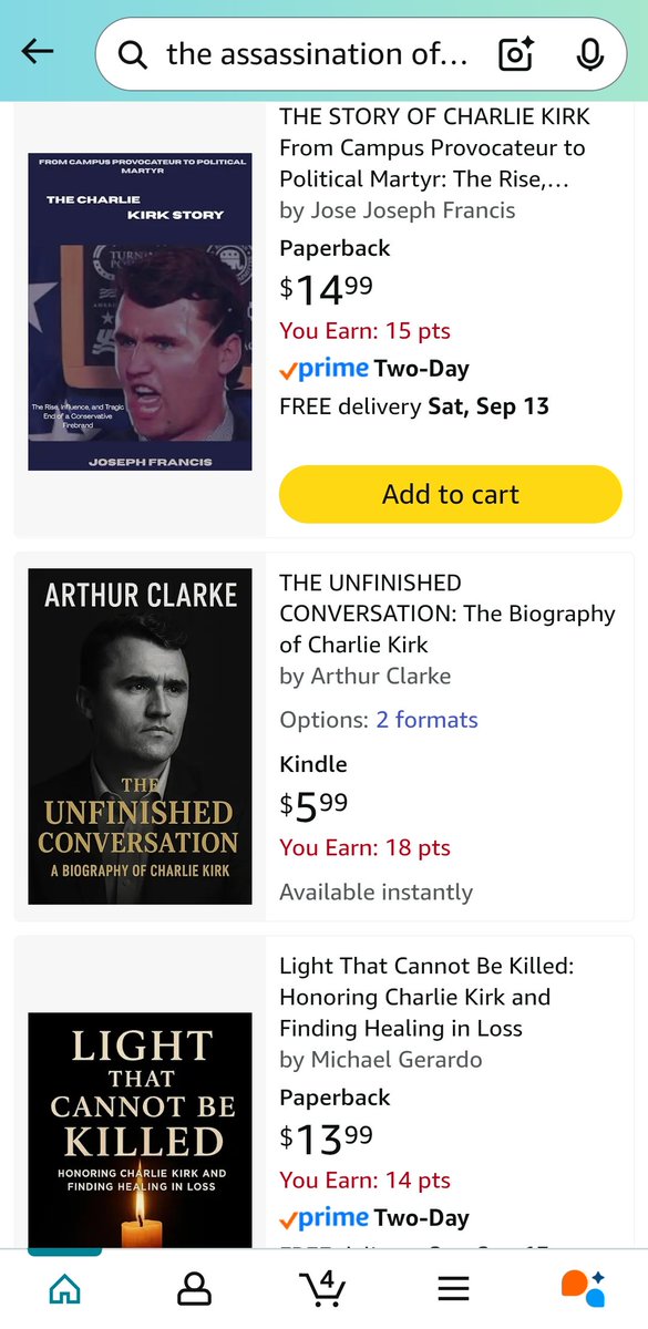 raven_aube's tweet photo. Hey @amazon care to explain this one? @charliekirk11 https://t.co/PCdNFpMP4R