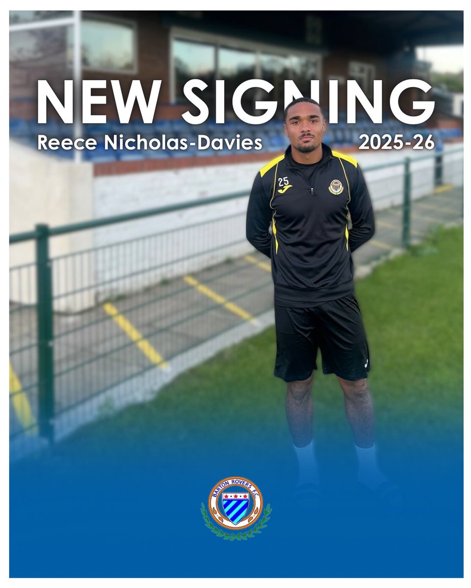 NEW SIGNING |

Welcome to Barton Rovers, Reece Nicholas-Davies! ✍️

The winger joins us from QPR for the 2025-26 season! 👊