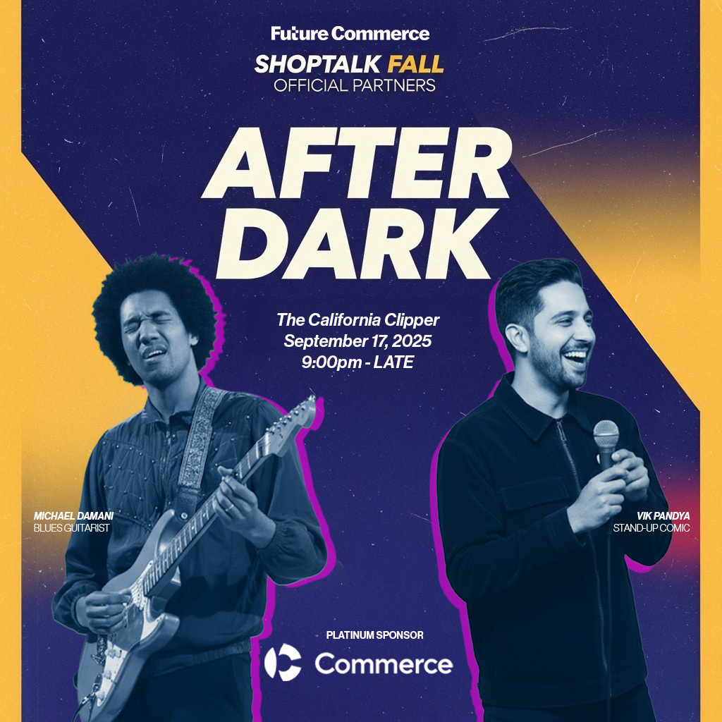If you’re in town for #ShoptalkFall, we’re making your night one plans easy.

Shoptalk After Dark is an invite-only evening of live music, comedy, and real talk with retail leaders.

Space is limited. Request an invite to join us. luma.com/ShoptalkFall20…