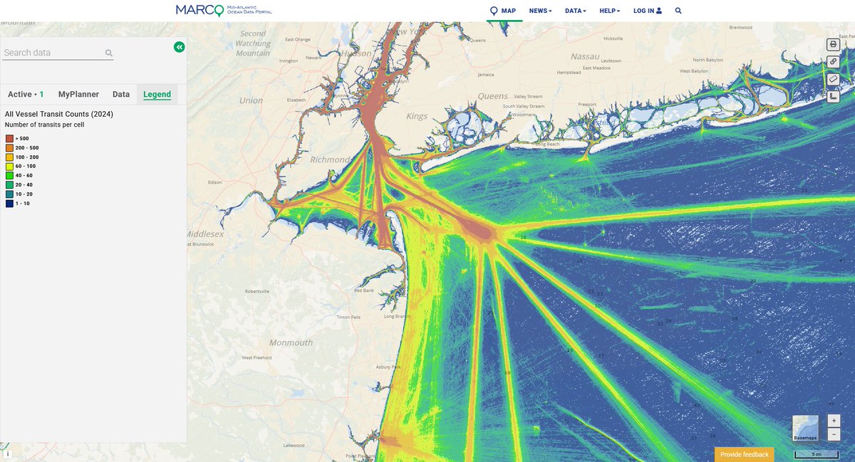 Did you know Automatic Identification System (AIS) data, now highly influential in #oceanplanning, has origins as a post-#September11 port security measure? Read our 'Ocean Stories' story map interview with the man who’s been called 'The father of AIS' 🔗 portal.midatlanticocean.org/ocean-stories/…