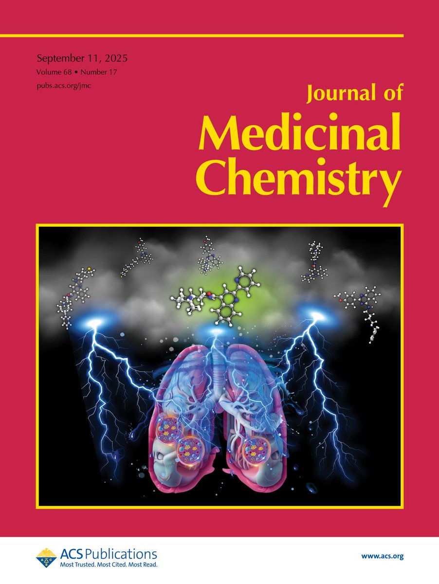 The latest issue of #JMedChem is now out!

go.acs.org/d8I

In the cover story by Negi et al., the authors describe the identification of novel quinoline and quinazoline compounds with promising anti-TB potency.