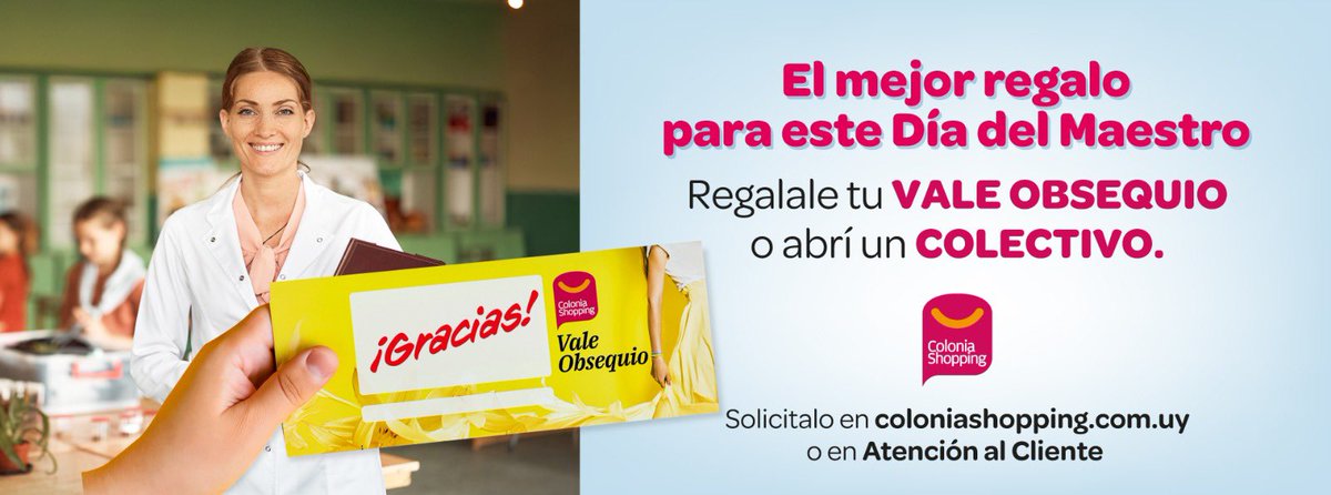 Abrí su colectivo colectivos.coloniashopping.com.uy/colectivos
O adquirí un vale obsequio colectivos.coloniashopping.com.uy/vale-obsequio
te recordamos que para cualquiera de las dos gestiones, es condición  registrarte previamente en nuestra web.