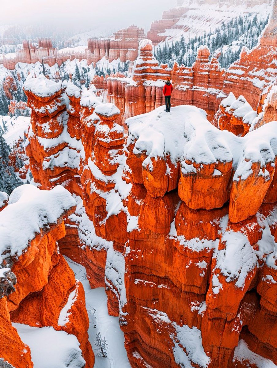 Winter in Bryce Canyon National Park, Utah