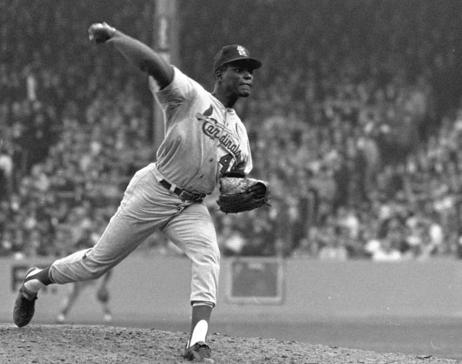 "Children whose fathers are not old enough to have seen him pitch, still come up to Bob Gibson to say he’s their favourite pitcher, not because of his 3,117 career strikeouts, his 1.12 ERA in 1968 or his unrelenting  brilliance in the World Series.
No,it’s because he was mean,