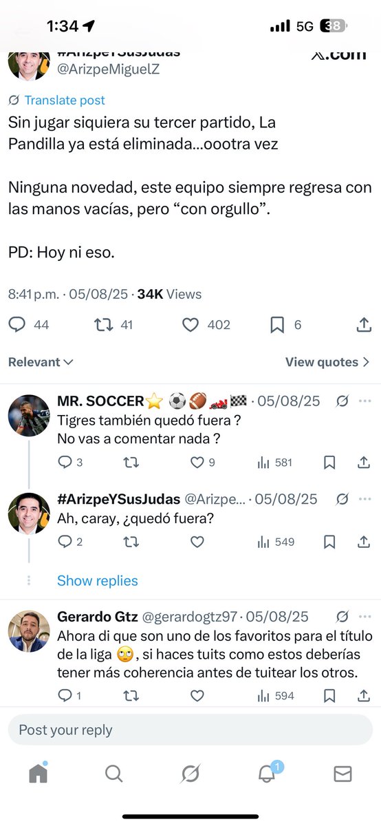 gerardogtz97's tweet photo. @ArizpeMiguelZ Hola Miguel, no espero que me respondas como la otra vez tampoco lo hiciste, solo vuelo a decirte lo mismo, un poco de coherencia en tus tuits, es todo. https://t.co/AiIyyrEOGx