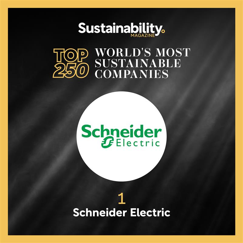 advish10's tweet photo. Proud moment 💚 — Schneider Electric has just been ranked #1 in Sustainability Magazine’s Top 250 Sustainability Companies 2025!

Join us in this journey &amp; learn more about becoming an #ImpactCompany:
https://t.co/lDKVqKVgt5 https://t.co/6FIJ1Tlwtw
