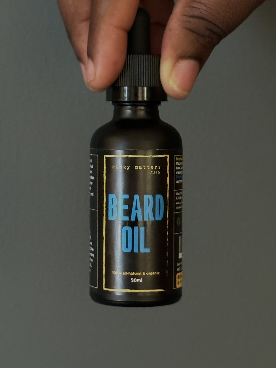 Do you know <a href="/kinkymatters/">Kinky Matters</a> also has the best beard oil? 

Because men matter.

So now you do. Cheers
