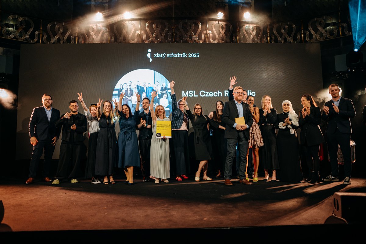 A teď už tradiční kategorie. Titul Grand Prix – Nejlepší agentura si po dvouleté pauze opět odnesl tým 🥇 MSL Czech republic. Gratulujeme celému týmu za vynikající práci! 👏