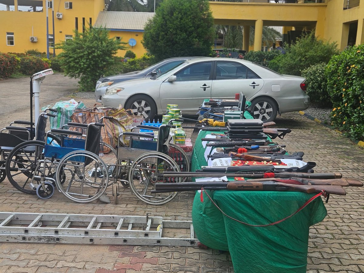 31 firearms seized, 86 ammunition recovered, 80 suspects arrested, as Delta Police record massive breakthroughs in just one month.

Details here:  thenationonlineng.net/80-suspects-ar…