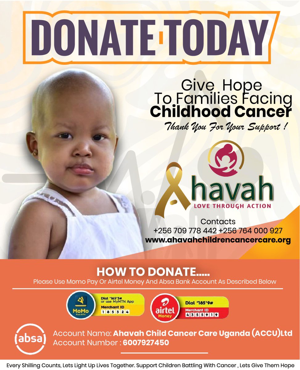 vivaosuna's tweet image. 🎗️ September is Childhood Cancer Awareness Month , the gold month of hope! 🌟
Only 20% of children with cancer in low-income countries survive, but together we can change that. 💛
Donate 👉 ahavachildrencancercare.org
#GoGold #ChildhoodCancerAwareness #GiveHope