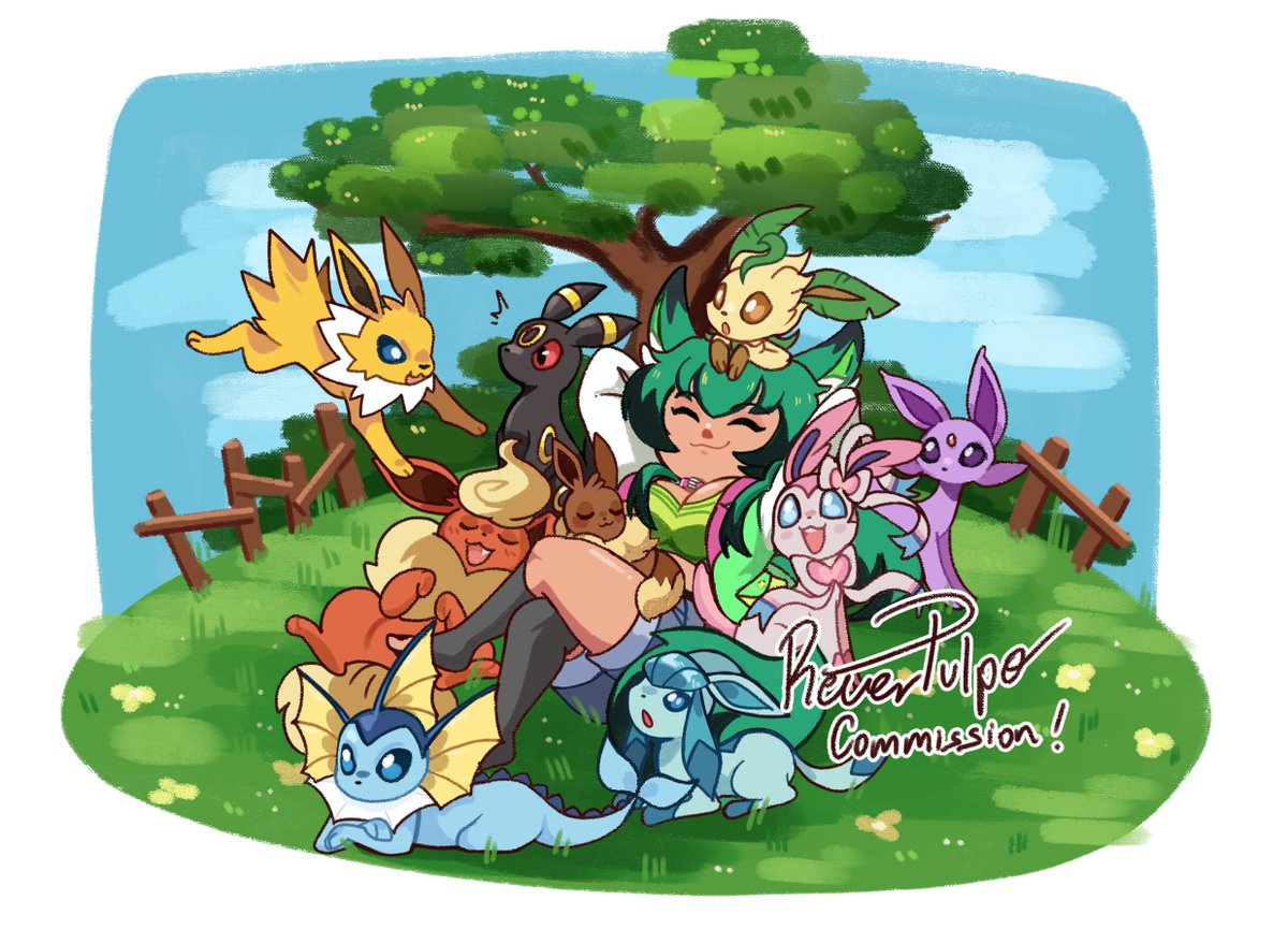 Reversedkraken's tweet image. bunch of work from these months!

#vgen #pokemon #commissions