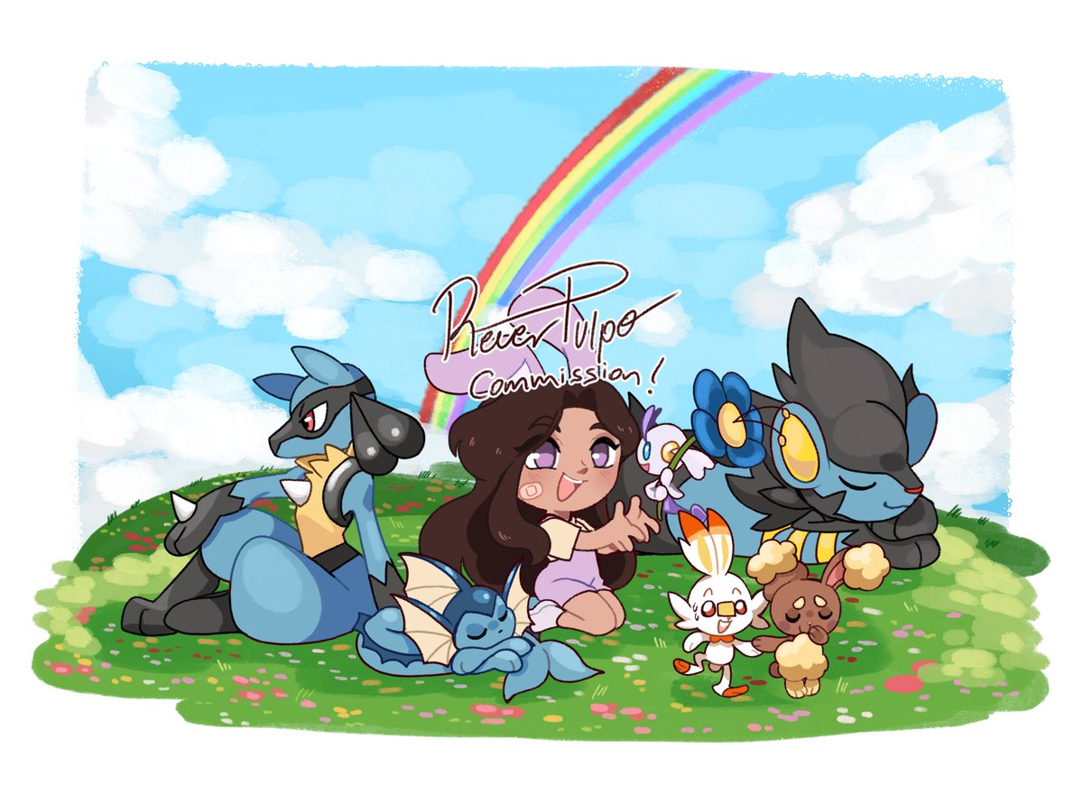 Reversedkraken's tweet image. bunch of work from these months!

#vgen #pokemon #commissions