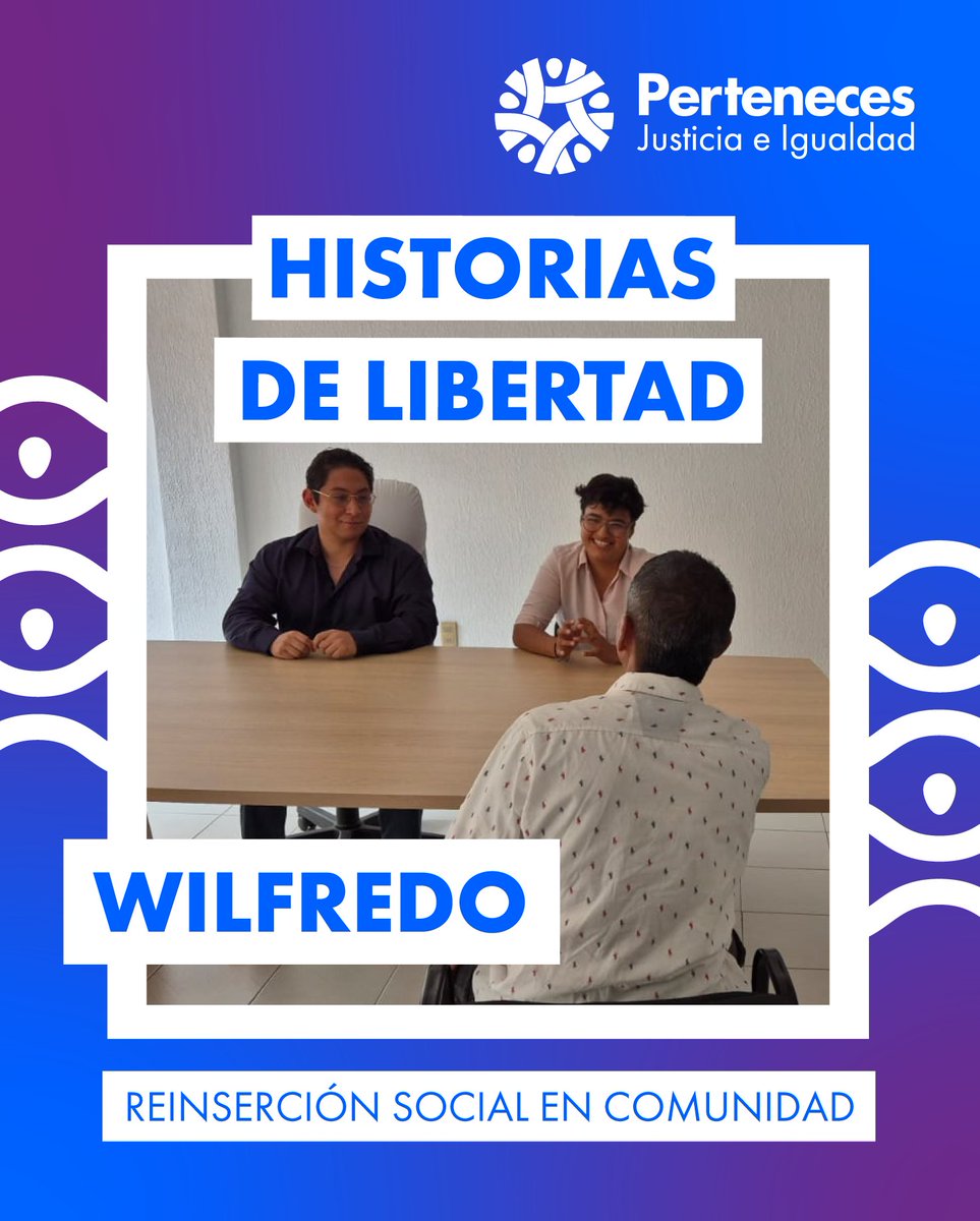 Wilfredo vuelve a la libertad 🕊️

🌱Después de estar privado de su libertad desde julio de 2025, Wilfredo ha recuperado su libertad con la intención de retomar su proyecto de vida, acompañado de su hermana y el apoyo de Perteneces.