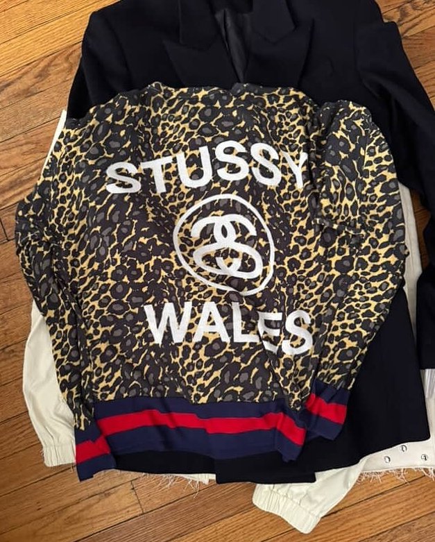 トップス Stussy x Wales Bonner Leopard Sweater Wales Bonner Leopard Sweater – Golden | Sweaters & Knits