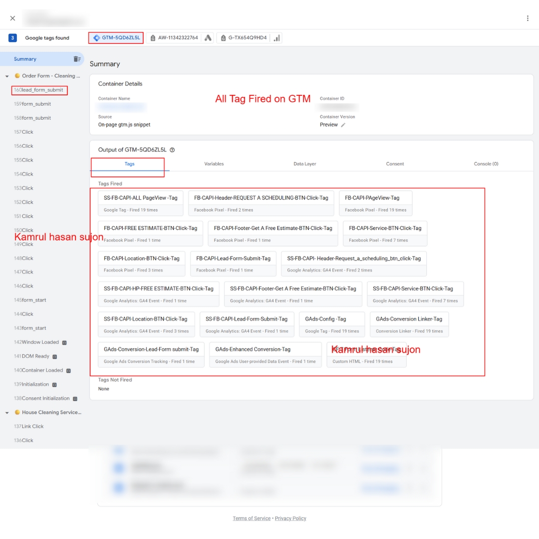 kamrulhsuzon's tweet image. Precise Tracking, Smarter Decisions!
On 12th Sept 2025, I completed a tracking setup for a Canadian client’s WordPress site.
#FacebookCAPI | #GA4 #GoogleAds | #ConversionTracking | #LeadFormTracking | #kamrulhsuzon | #WebAnalyticsExpert ||