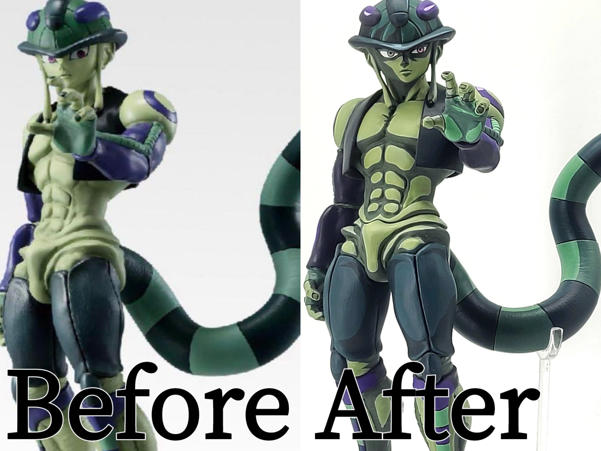 HUNTER×HUNTER クロロ フィギュア リペイント 二次元彩色 一番