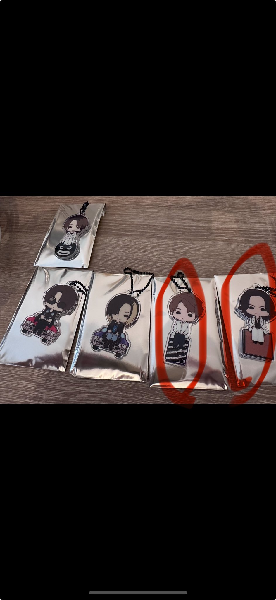 JIRO すわりんこキーホルダー GLAY すわりんこ JIROセット アクリルキーホルダー GLAY HMV限定