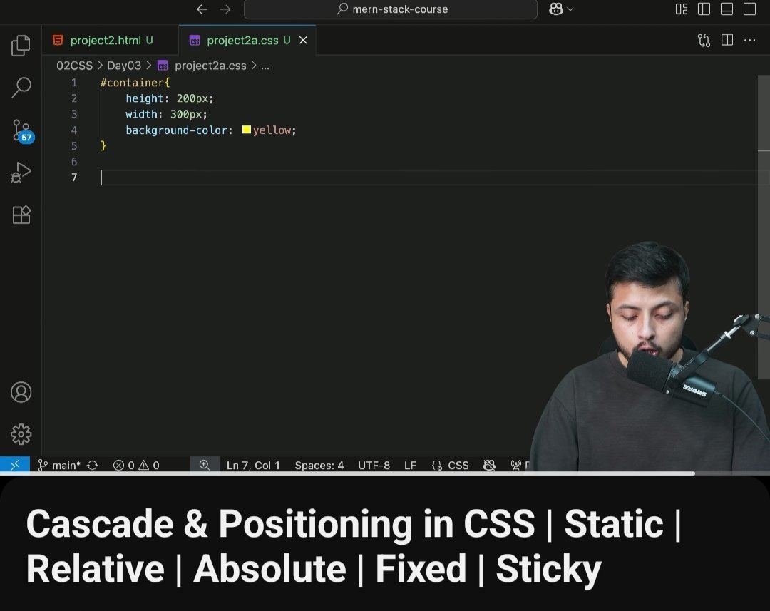 anjali1759's tweet image. Day 09 ✅ 
Cascade and positioning 
Deep dive into Cascade priority in css, relative,absolute,sticky,fixed,static positioning 

#defencechallenge