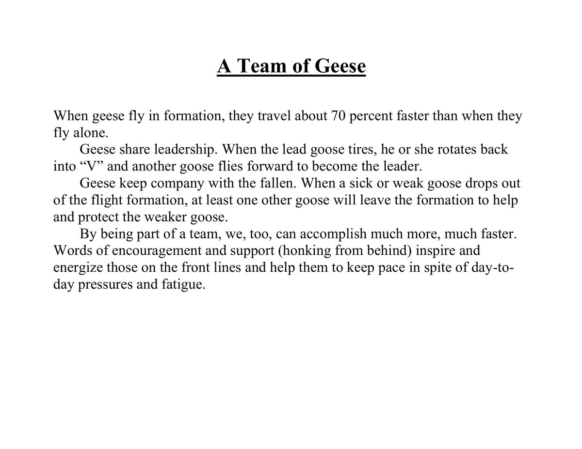Matt Glover (@mbbcoachglover) on Twitter photo ‼️THURSDAY TEAM TALK‼️
Get you a team of geese. #DoYou #BeGreat
                    🪿
                🪿   🪿
           🪿              🪿 ‼️THURSDAY TEAM TALK‼️
Get you a team of geese. #DoYou #BeGreat
                    🪿
                🪿   🪿
           🪿              🪿