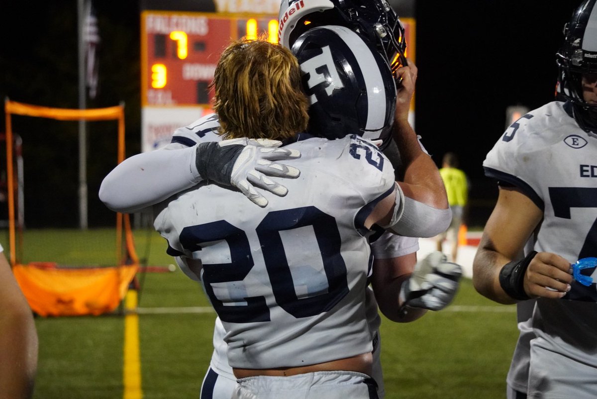 Miller Fall breaks a HUGE run — 59 yards for a score — and Edgewood leads Fenwick 13-7 with 11:45 left to play <a href="/EdgewoodFB/">Edgewood Football</a>